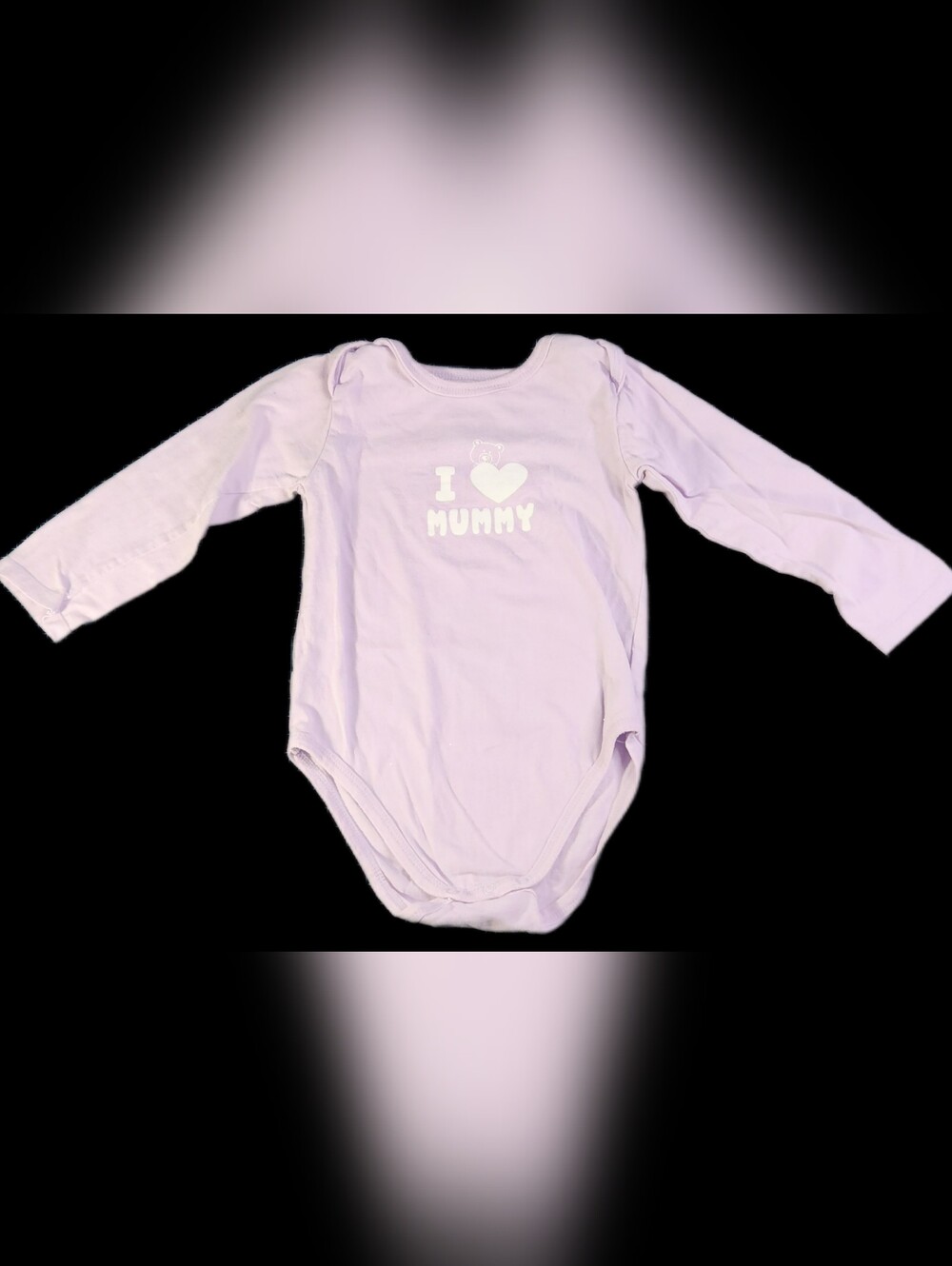 #IC10 Kids One-Piece Bodysuit - Lilac "I ♥ Mummy"